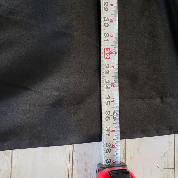 Theia Couture Black Taffeta Dress Fit Flare Floral Elegant Party LBD 6 NEW $450 - Picture 6 of 10